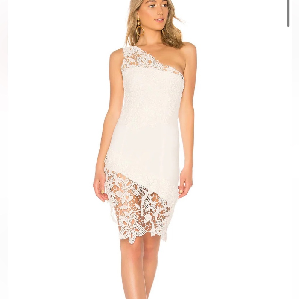 Lovers + Friends Yazmin Dress White Lace Size Small New With Tags